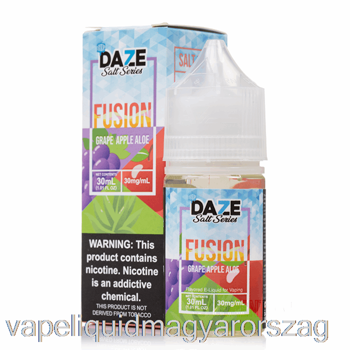 Jeges Szőlő Alma Aloe - 7 Daze Fúziós Só - 30 Ml 50 Mg Vape Folyadék